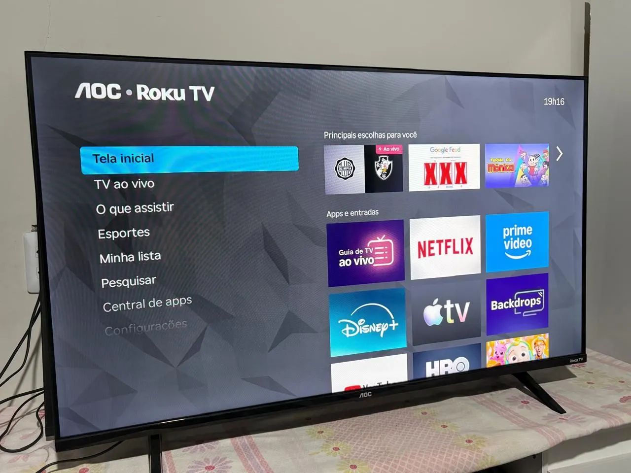 Smart tv 32 AOC impecável  - Foto 3