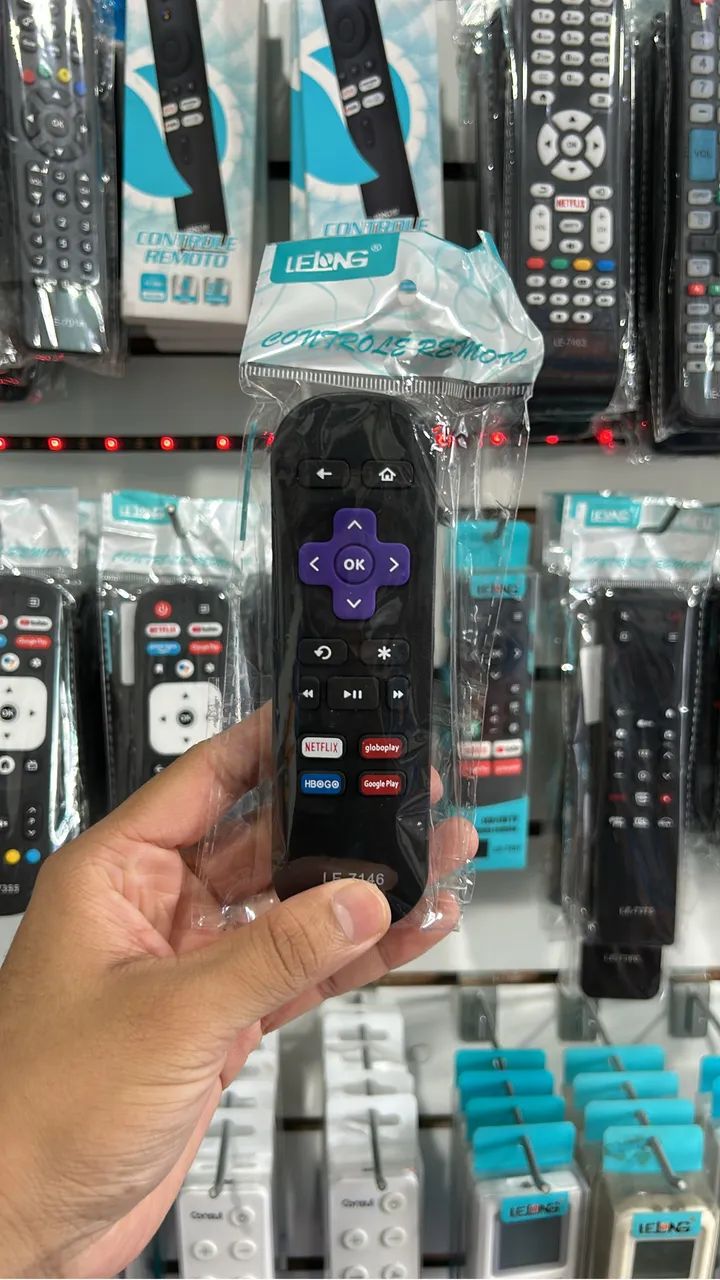 Controle Roku Express Aparelho box 
