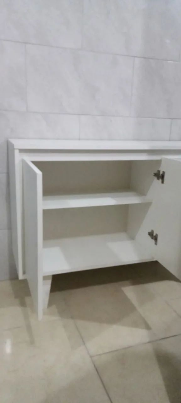 Balcão Aparador Branco Retrô  - Foto 4