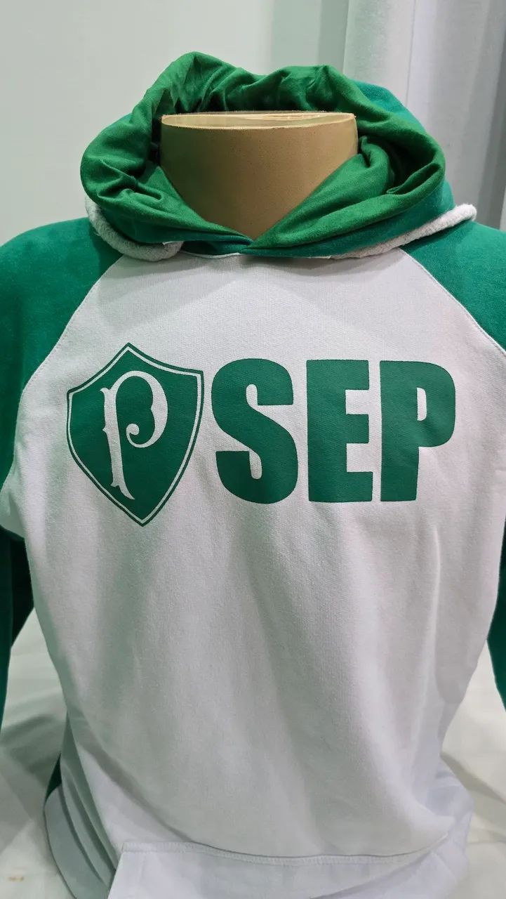 Palmeiras blusa moletom capuz flanelada - Foto 4