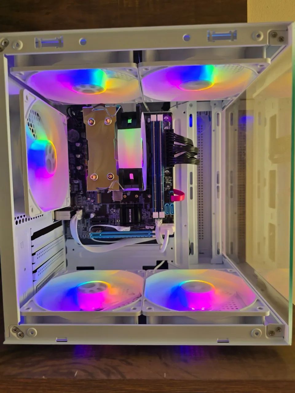 Computador Branco I5 16GB SSD 240GB Fonte 500W Gabinete 5 Fans Raibown
