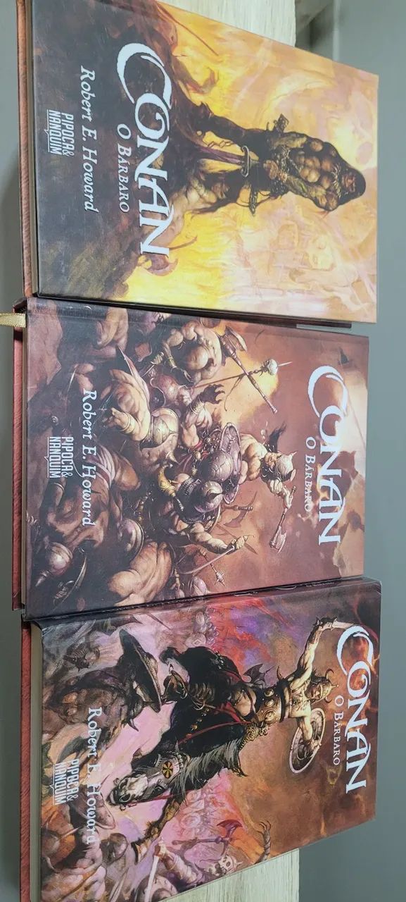Conan capa dura Pipoca e Nanquim Vol 1 e 2