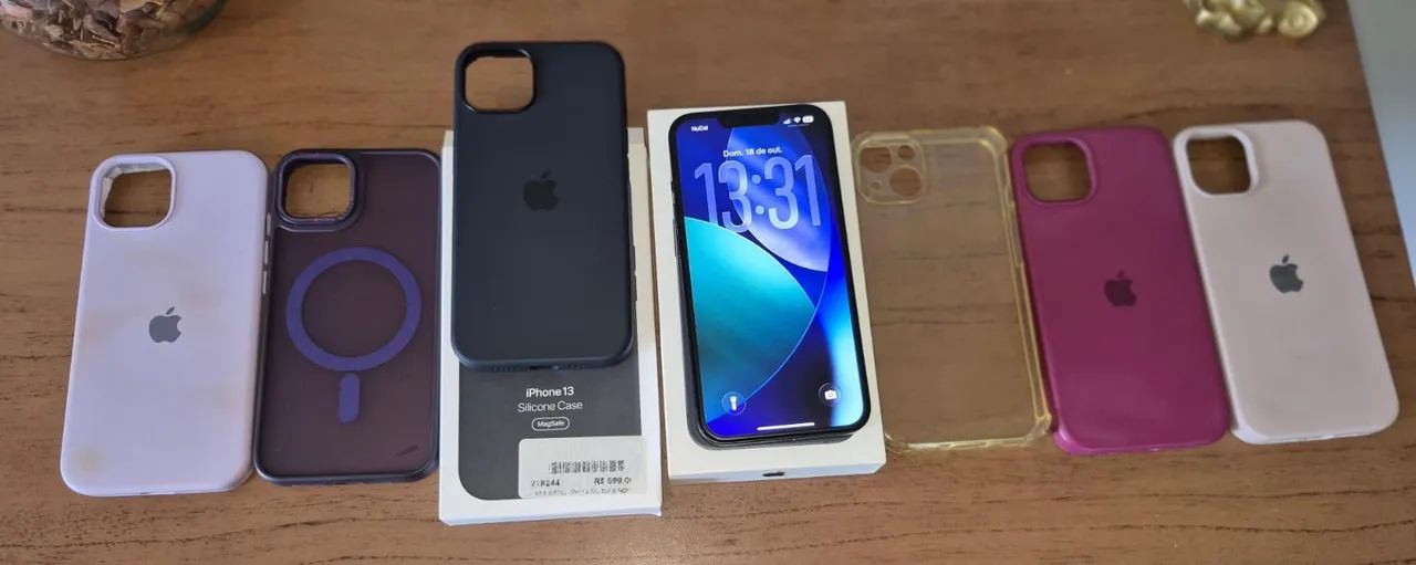 iPhone 13 com acessórios e várias capas   **** só entrego em mãos **** - Foto 3
