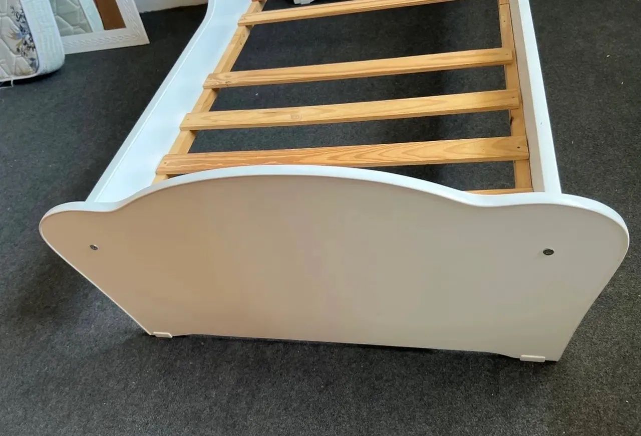Cama Infantil Junior Branca - Foto 4
