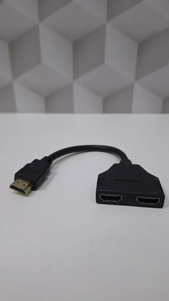 Divisor HDMI macho x 2fêmea  - Foto 4