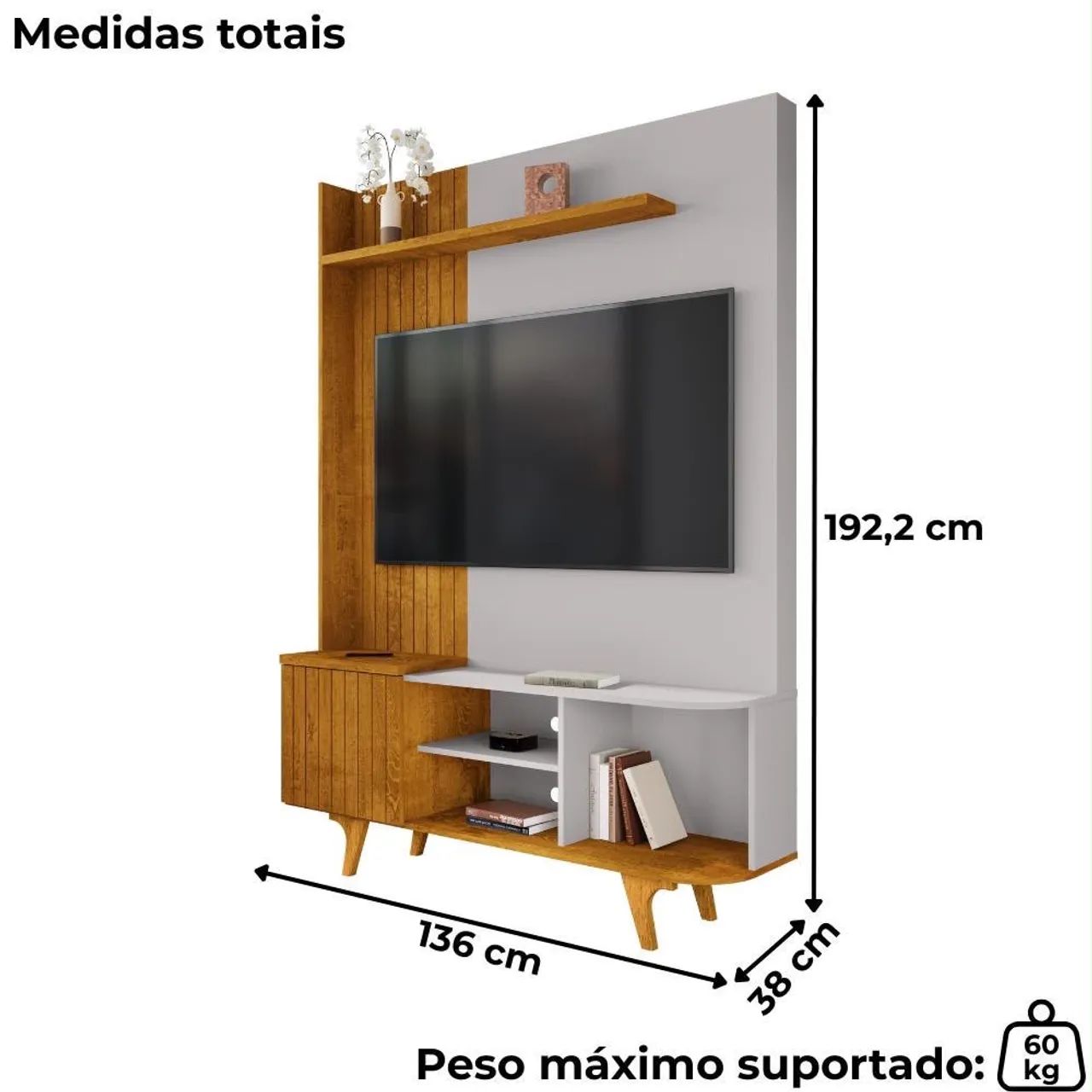 PAINEL DE TV + ENTREGA E MONTAGEM GRÁTIS 