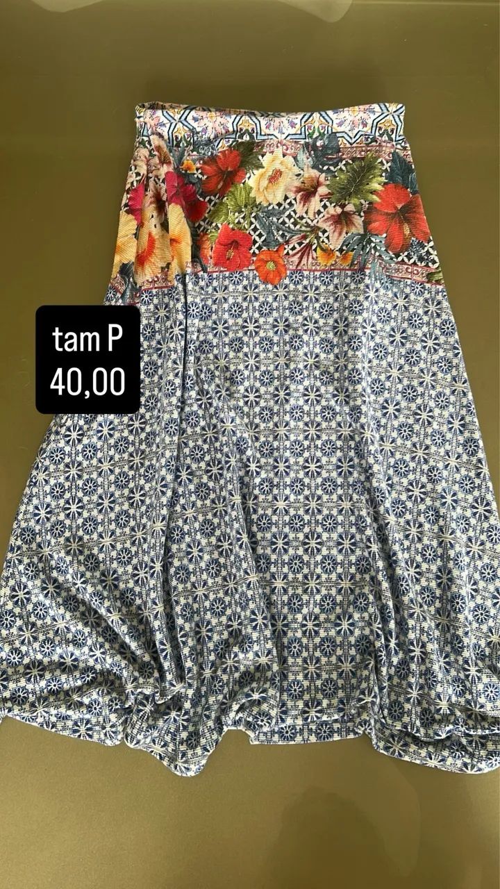 saia estampada