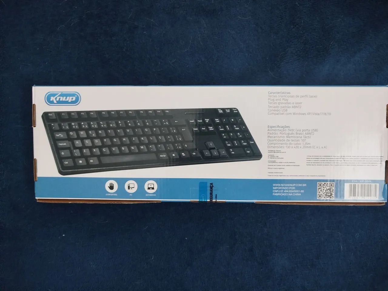 Teclado USB Knup ABNT2 - Silencioso, Prático e Ideal para PC e Notebook ? - Foto 3