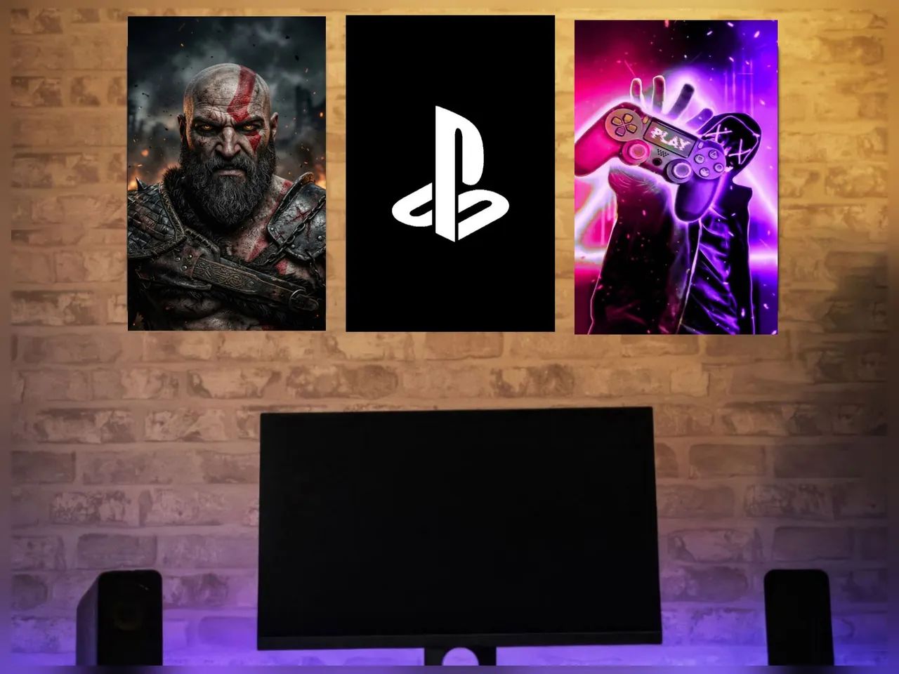 Kit 3 Quadro decorativo game  - Foto 3