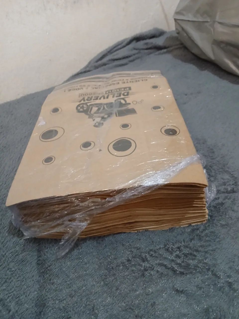 saco de papel kraft pardo para delivery grande - Foto 4