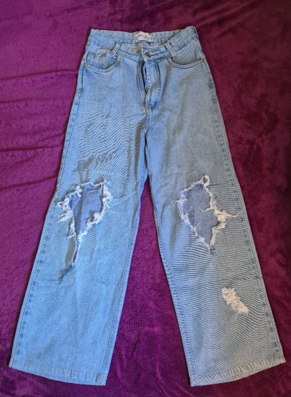 Calça Jeans Clara Wide Leg 36/38
