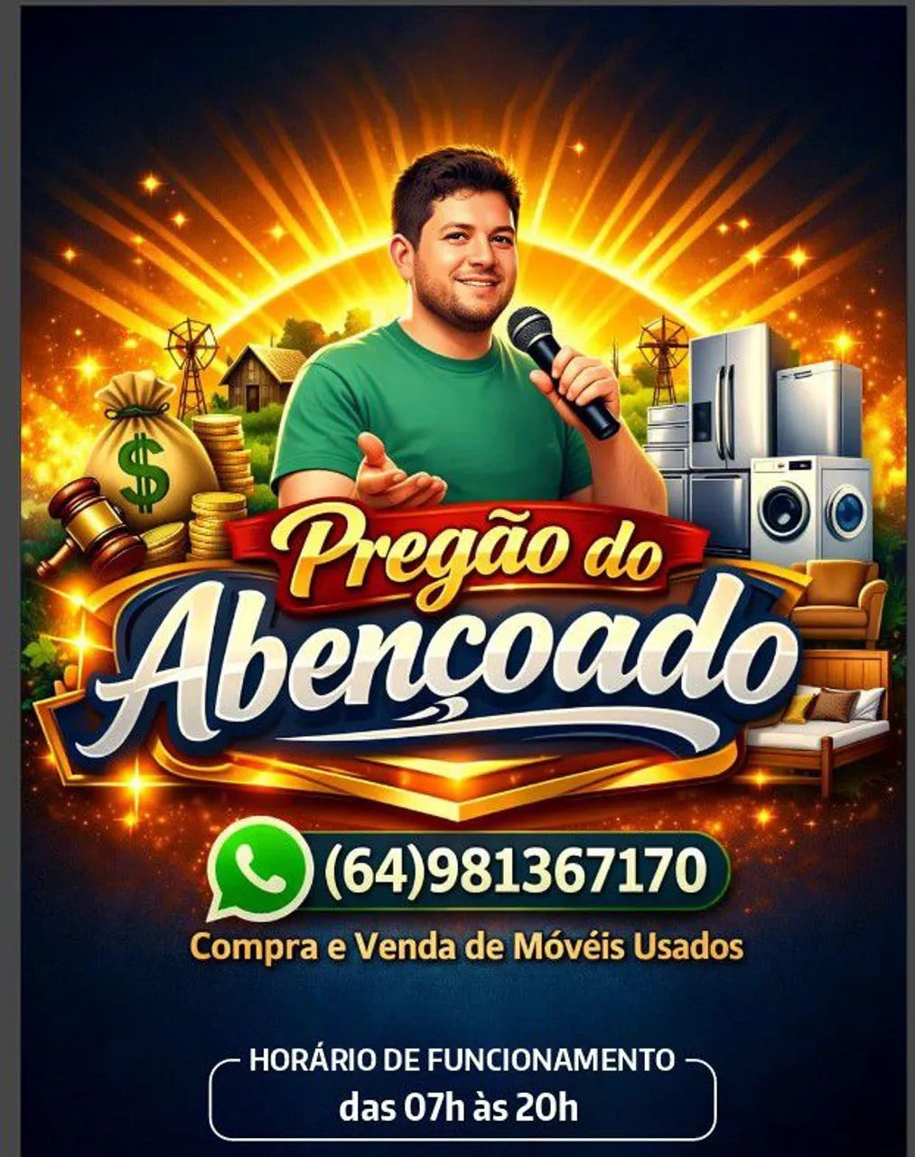 Pregão do abençoado compramos e vendemos móveis usados