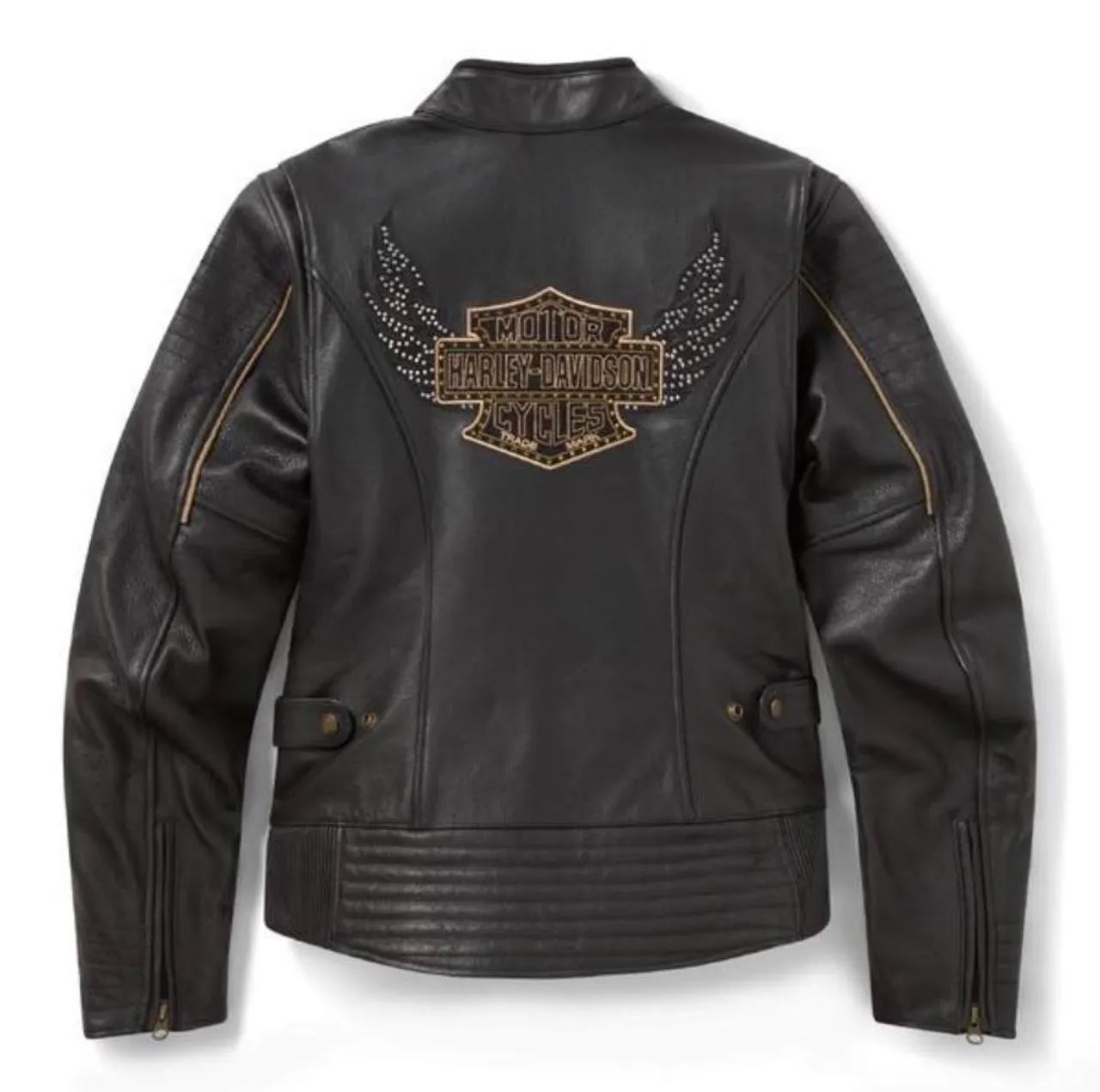 Jaqueta feminina de couro Harley-Davidson