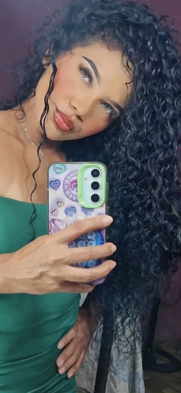 Cabelo humano cacheado  