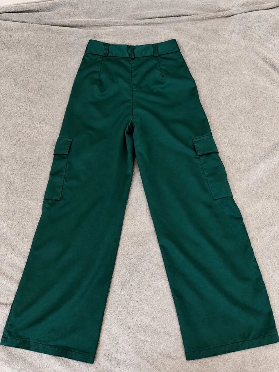Calça Pantalona Feminina Verde. - Foto 2