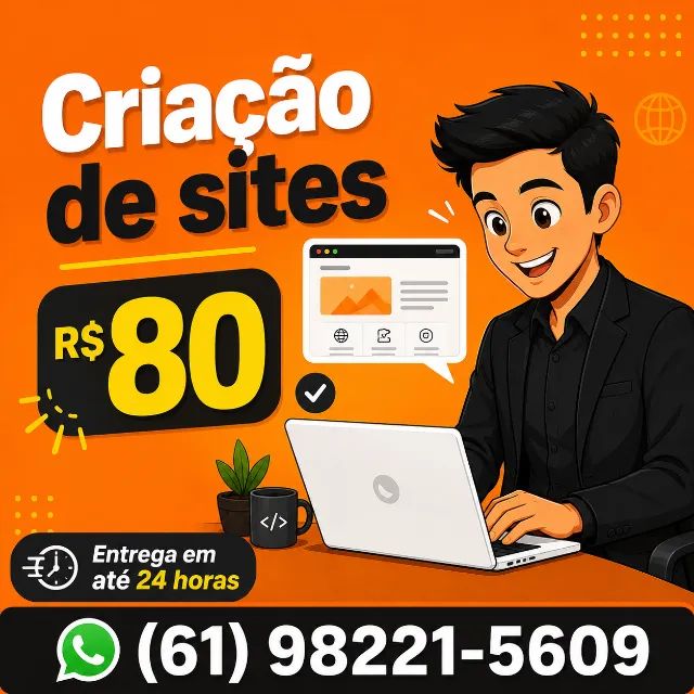 Site Profissional Online R$80