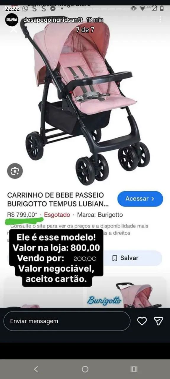 Carrinho de bebê  - Foto 3