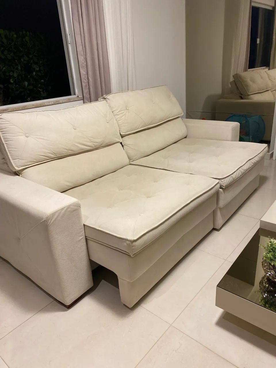 Sofá retrátil moderno PARCELAMOS