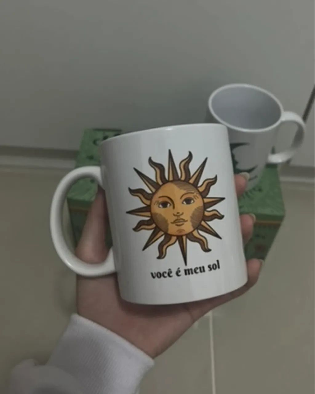 Kit 2 Canecas Sol e Lua Combinando - NOVAS - Foto 2