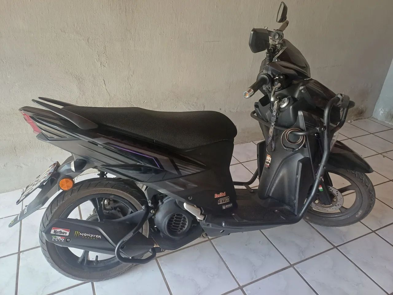 Protetorde escapamento yamaha da moto Neo ou FLUO - Foto 3