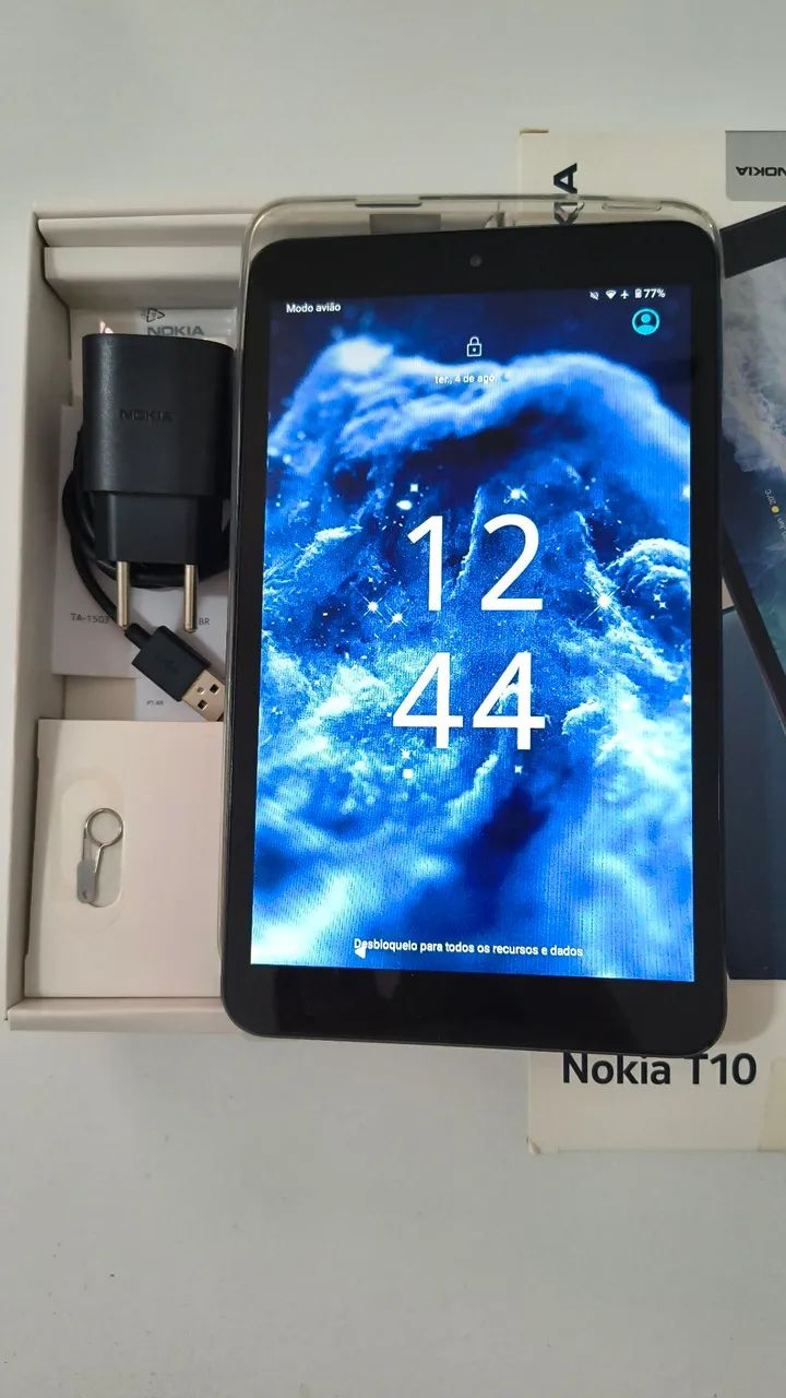 Tablet com Capa + Carregador + Caixa. Impecável (envio Olx pay) - Foto 2