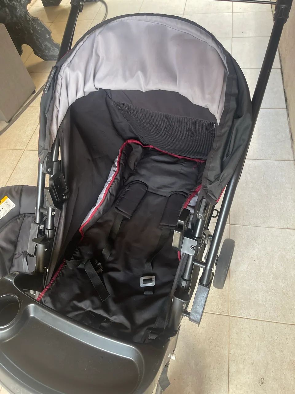 Carrinho + Bebê Conforto Travel System Galzerano  - Foto 3