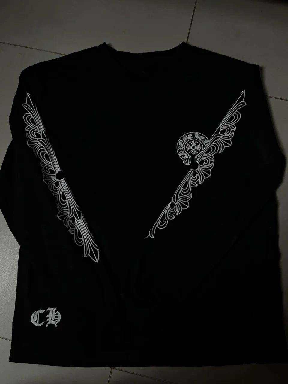 Long sleeve chrome hearts