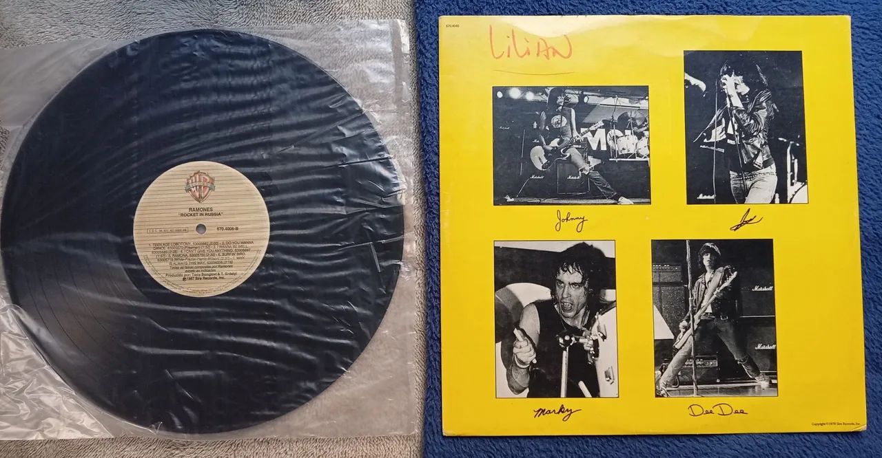 Lp ramones rocket to russia sem capa original vinil ramones Rocket to russia - Foto 3