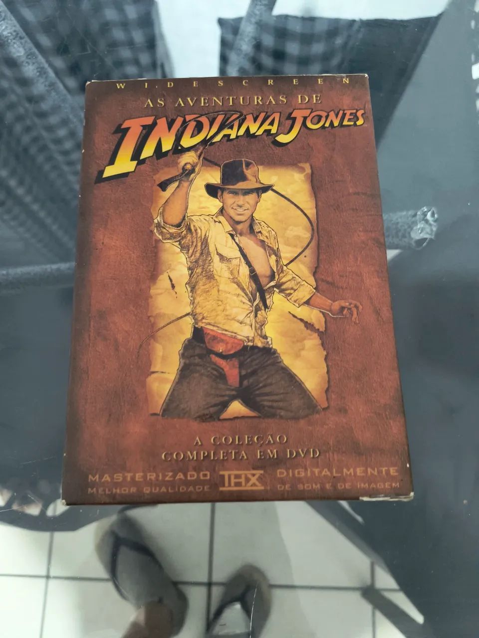 A coleção completa de Indiana Jones em DVD raridade 