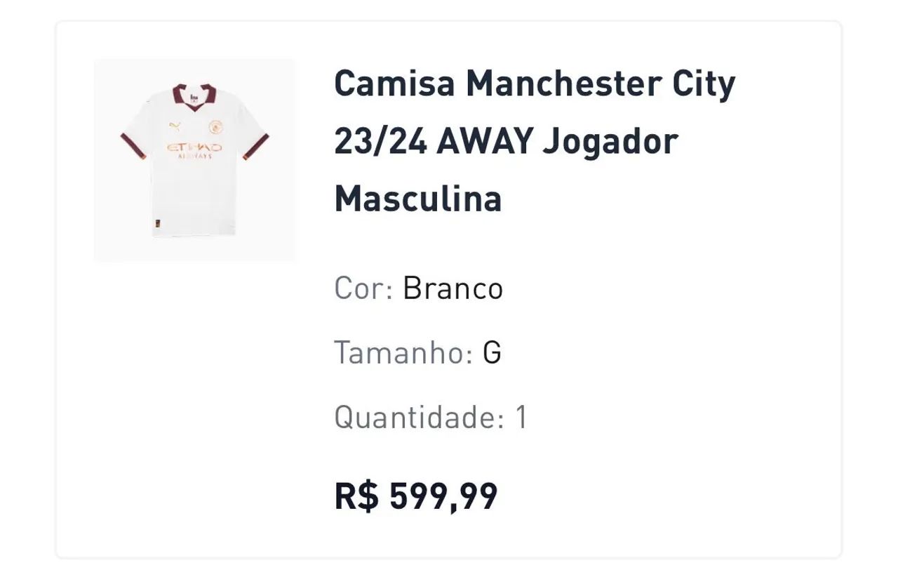 Camisa de time Manchester city - Foto 2