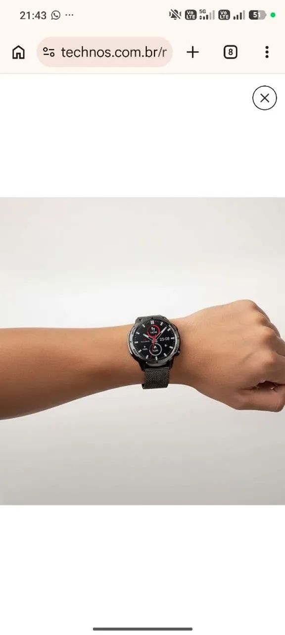 Relógio Smartwatch Technos TSPORTSCAF/5P - Foto 2