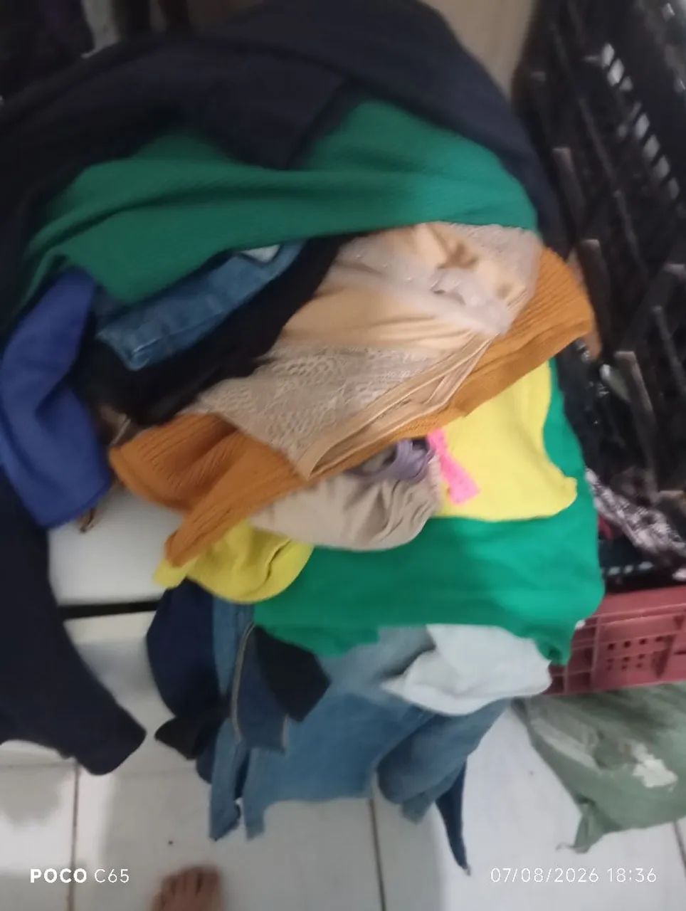 Roupa para bazar