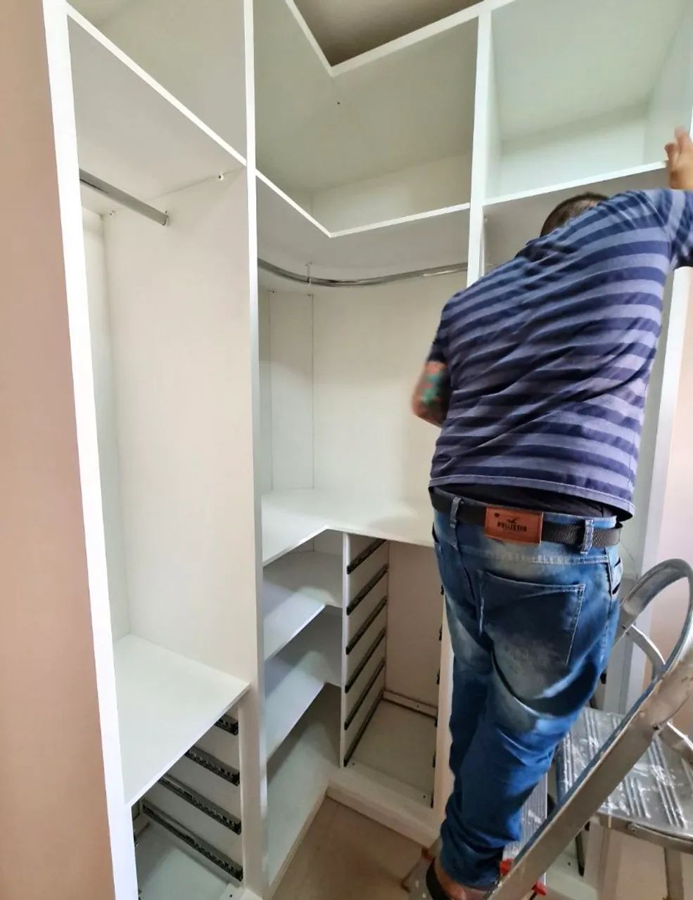 GUARDA ROUPA CASAL PLANEJADO TODO MDF