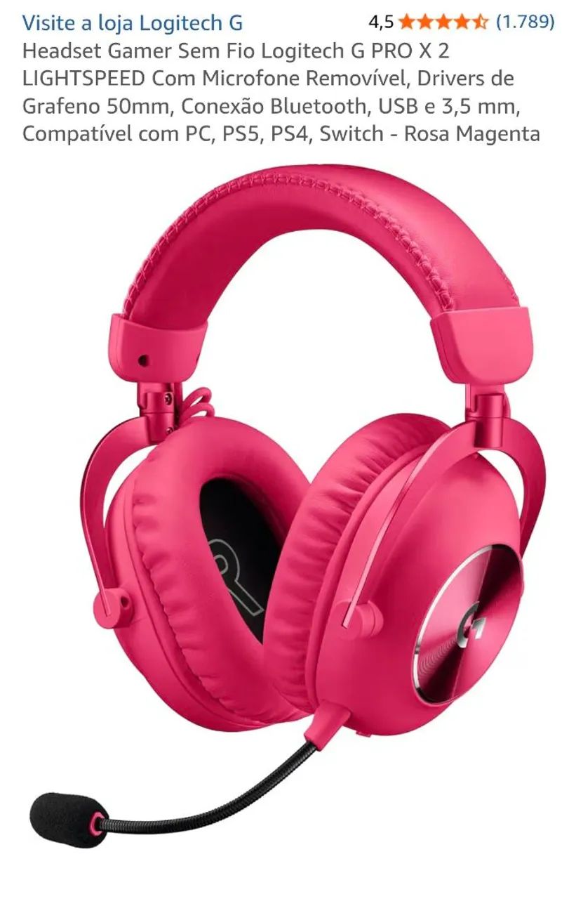 Headset Logitech PRO X 2 LIGHTSPEED. - Foto 2
