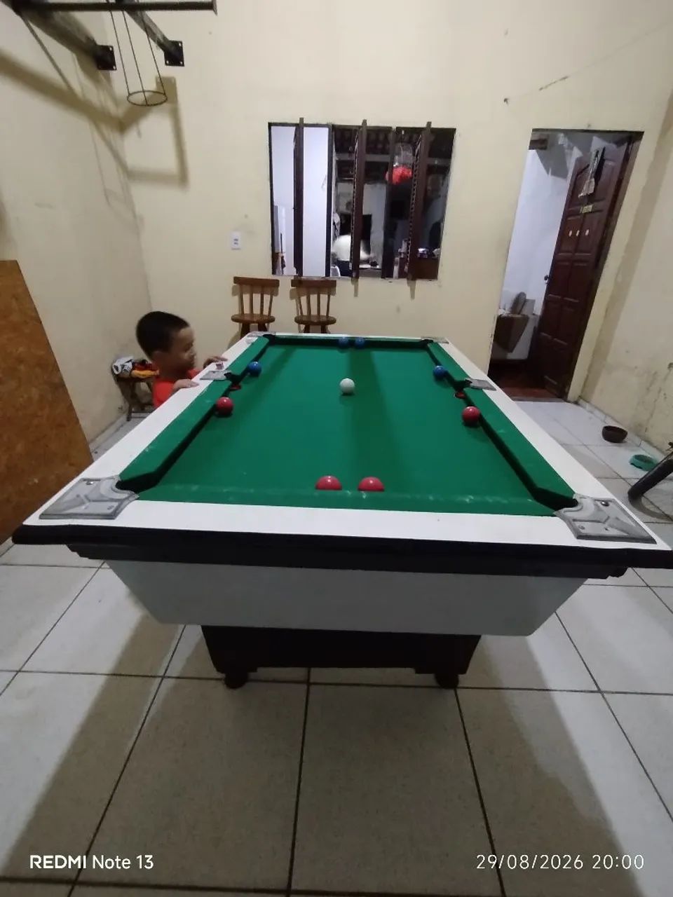 Sinuca semi nova 1,60 valor 1500 - Foto 2