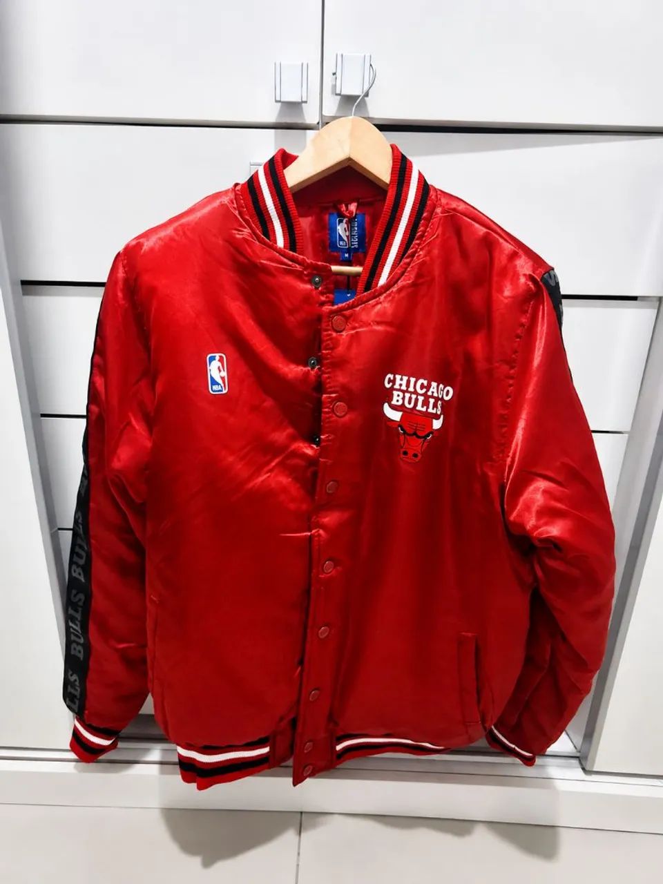 Jaqueta Cetim Chicago Bulls