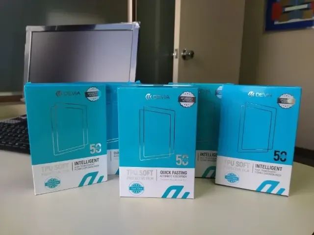 Kit Com 50 Peliculas De Tpu Hidrogel Devia 12cm X 18cm - Foto 2