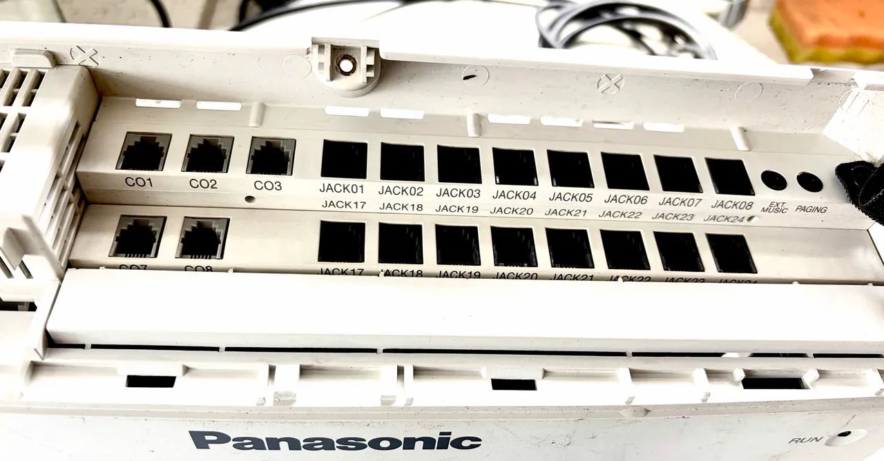 PABX Panasonic KX-TES32 + Telefone Panasonic proprietário  - Foto 5