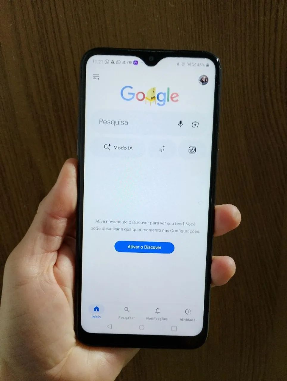 Celular LG k 41s com leitor de digital