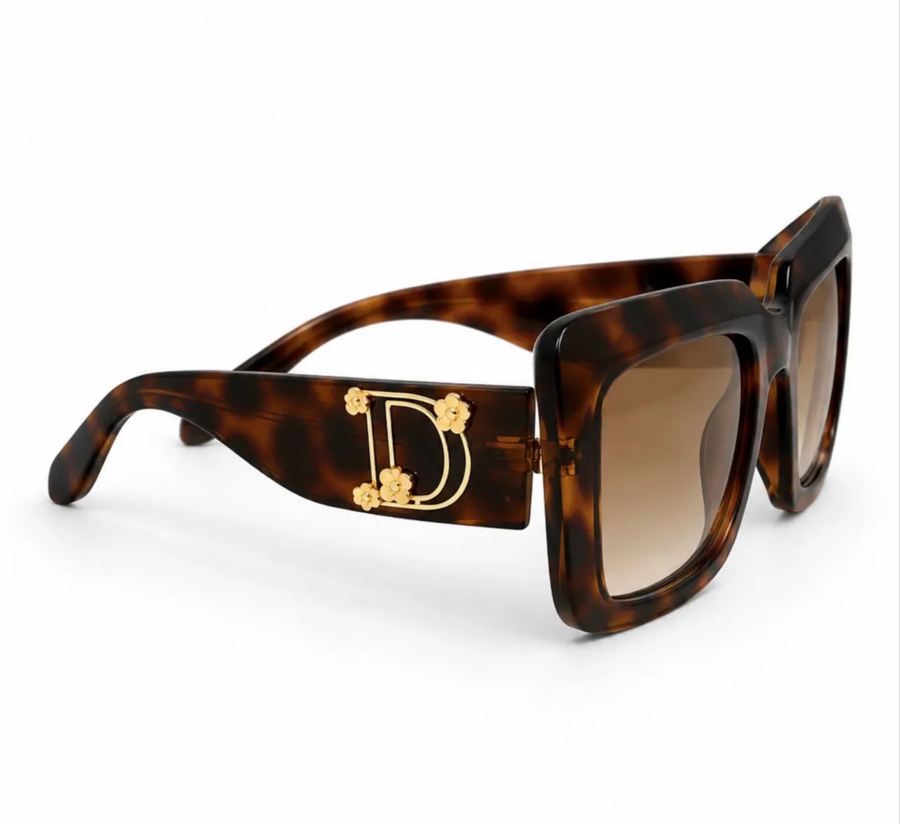 óculos de sol christian dior marrom - Foto 2
