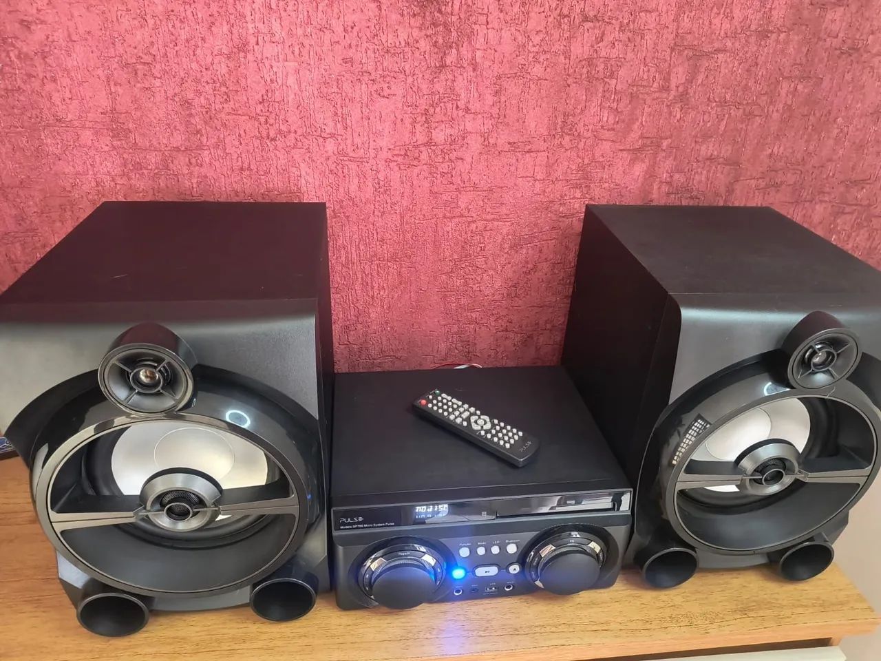Mini System Pulse SP700 2350W RMS Bluetooth DVD USB - Foto 5