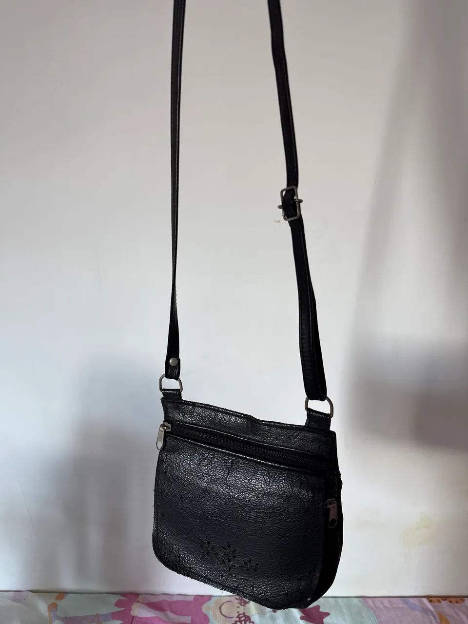 Bolsa Preta Pequena de Rendinha  - Foto 5