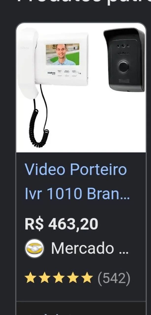 Porteiro Eletrônico com Câmera e Monitor 