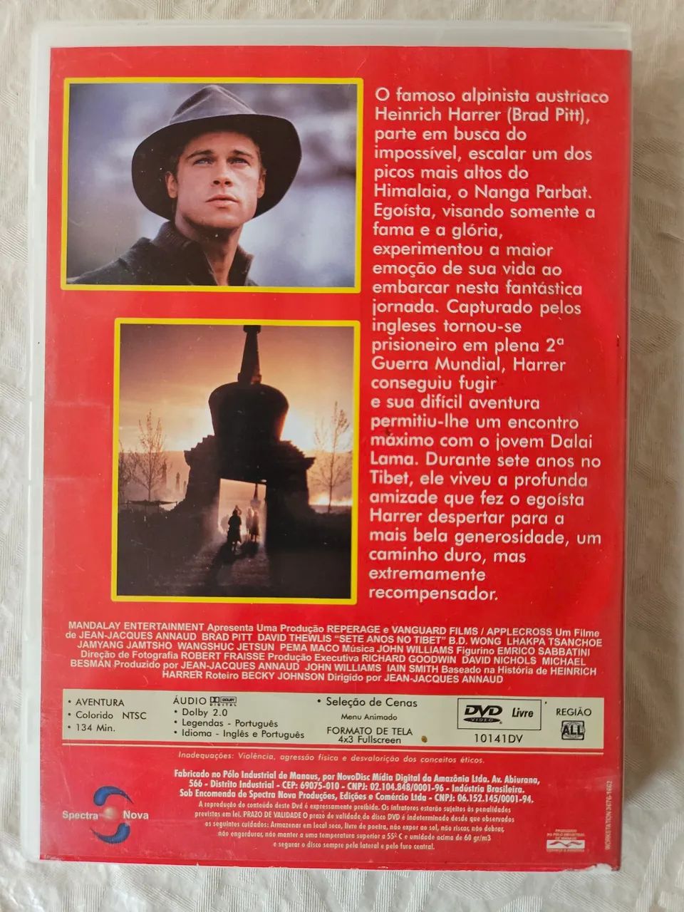DVD Sete Anos no Tibet - Foto 2