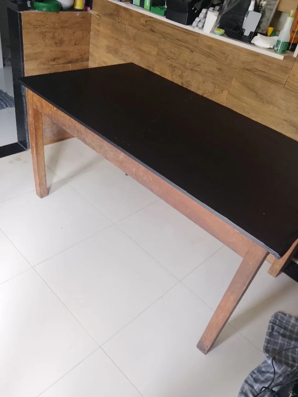 MESA / BANCADA DE MADEIRA DE LEI ! - Foto 2