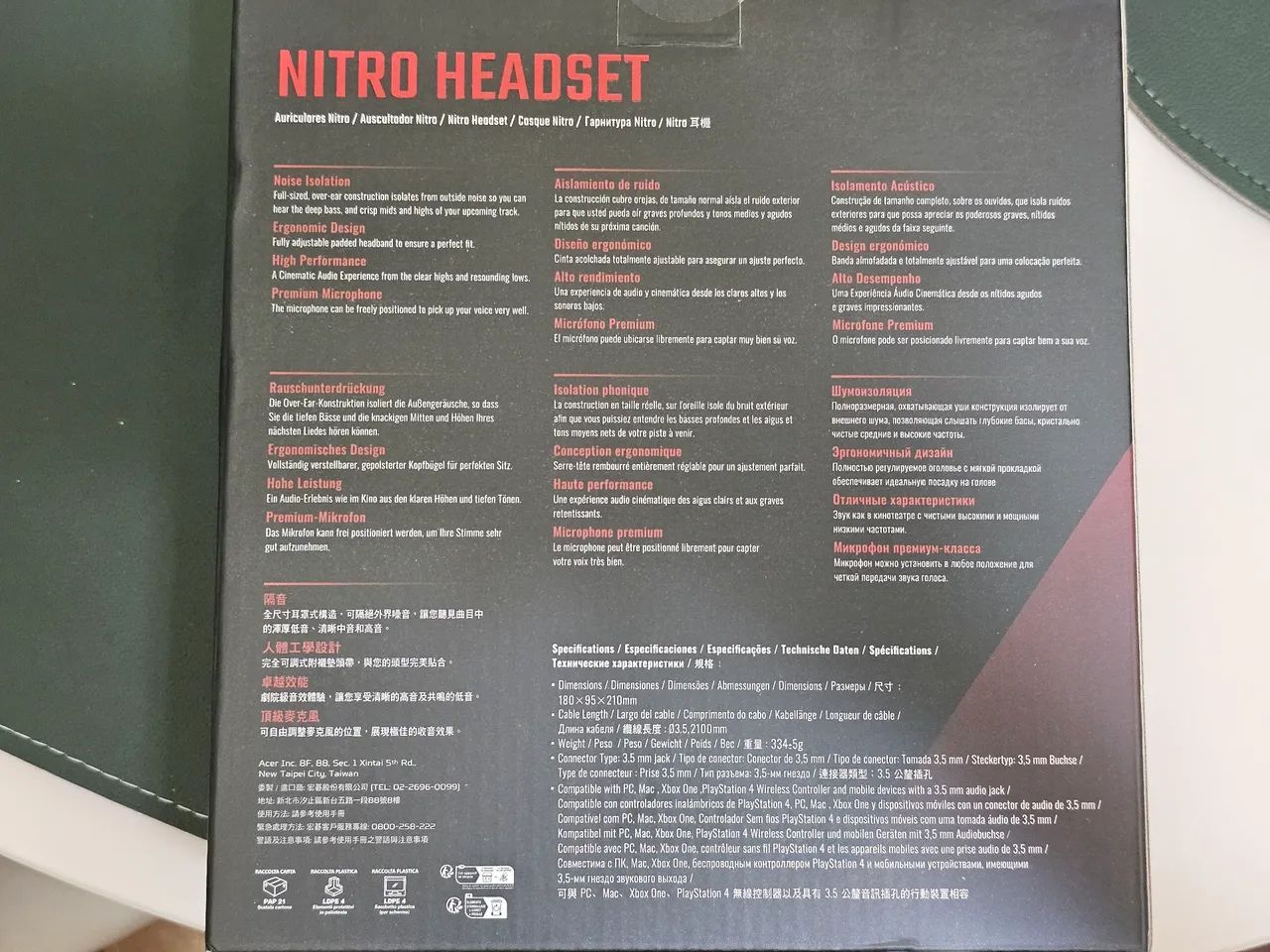 Fone Acer Nitro Headset - Foto 3