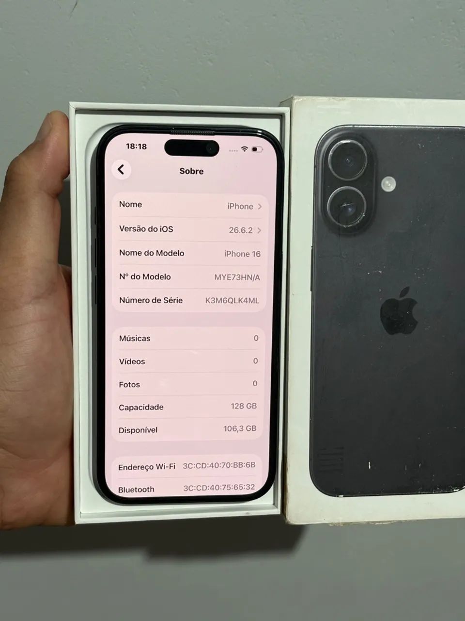 IPhone 16 Black 128GB ( Completo) - Foto 2