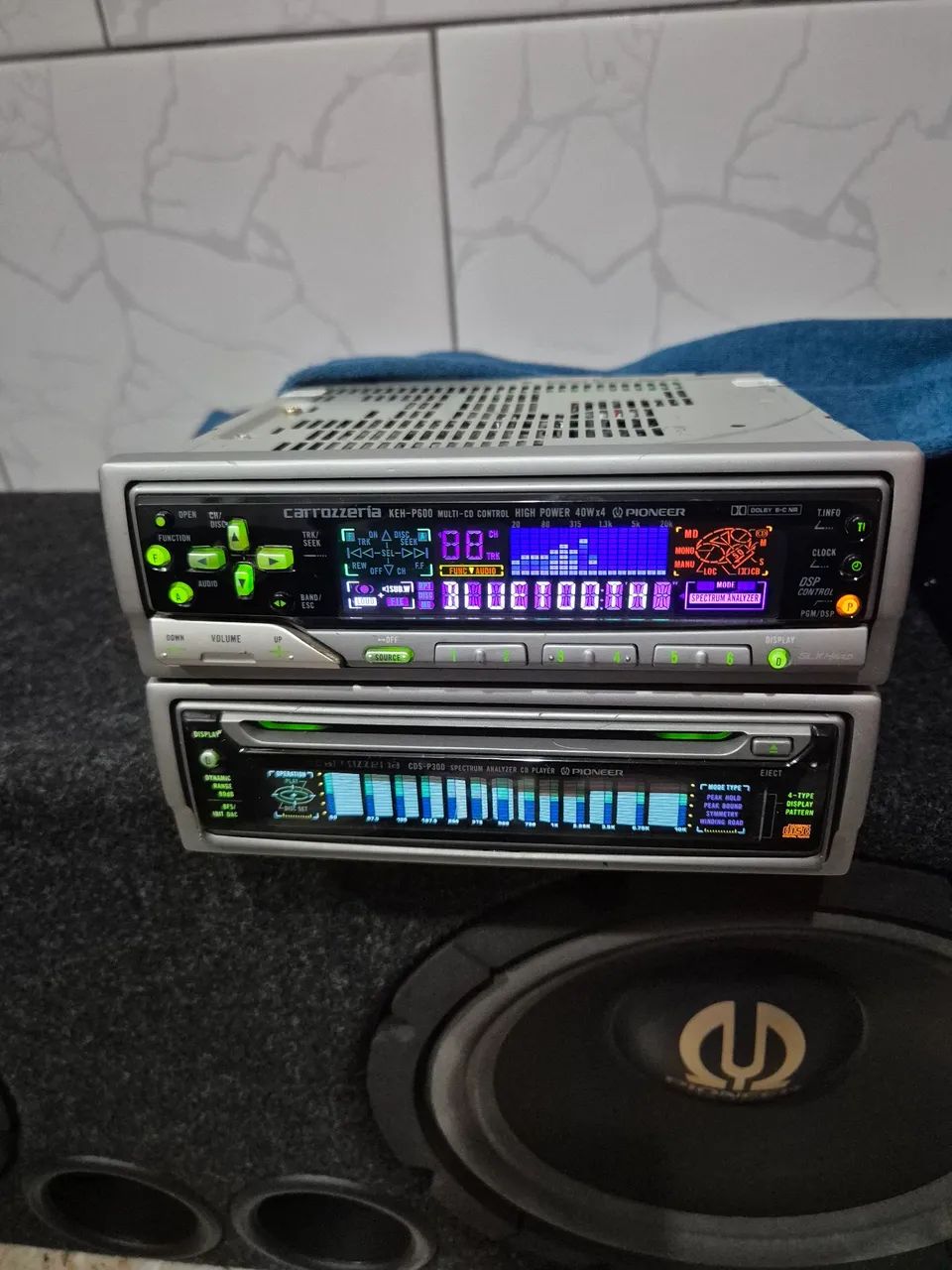 【ratino様】● 良品 Pioneer carrozzeria Conjunto Pioneer Carrozzeria *Raridade* - Peças para carros, vans