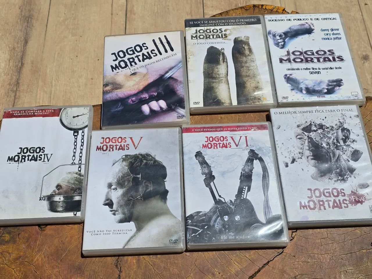 Jogos Mortais 1-7 DvDs Usados