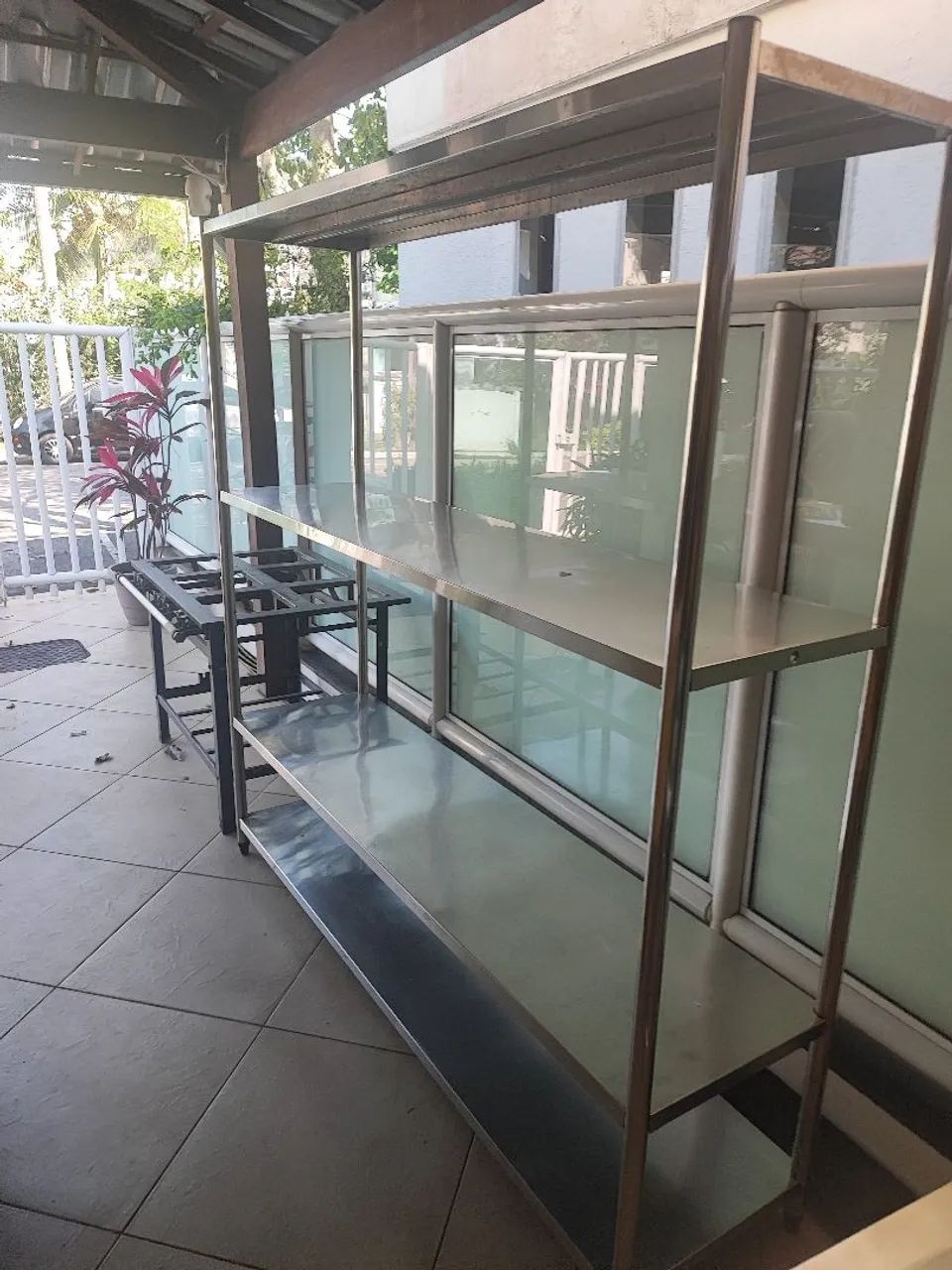 Conjunto Prateleira e Pia Inox - Foto 4
